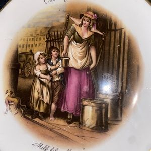 Antique plates gold